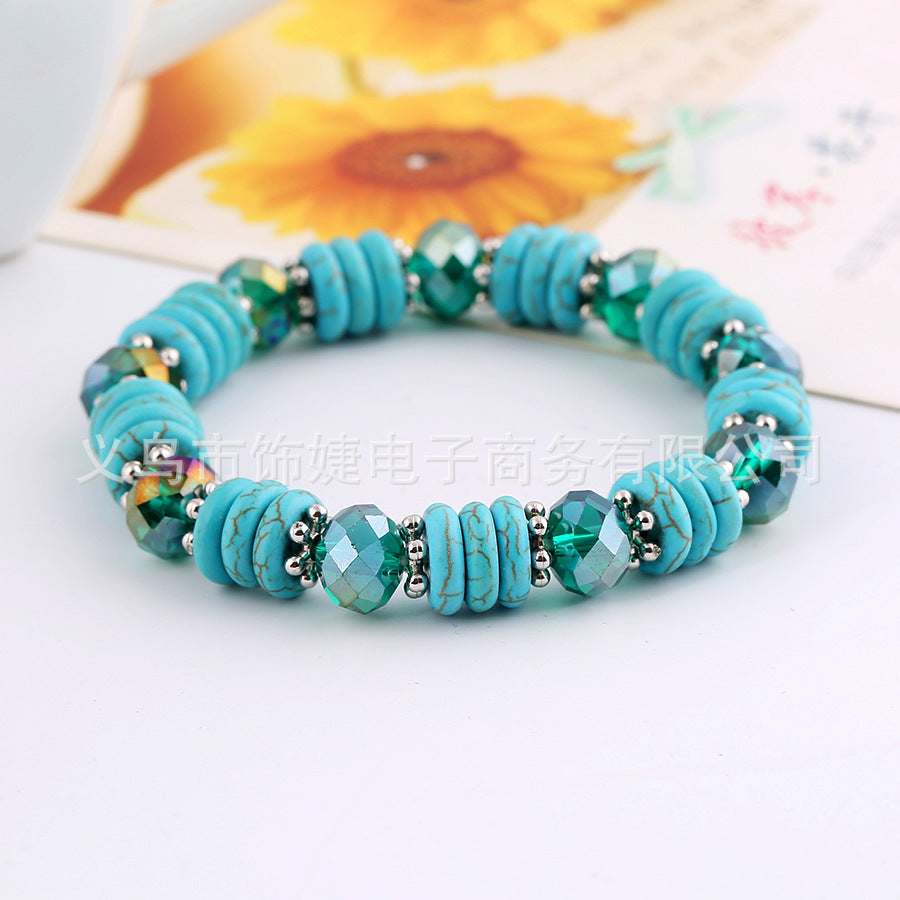Wholesale Colorful Crystal Turquoise Bracelets